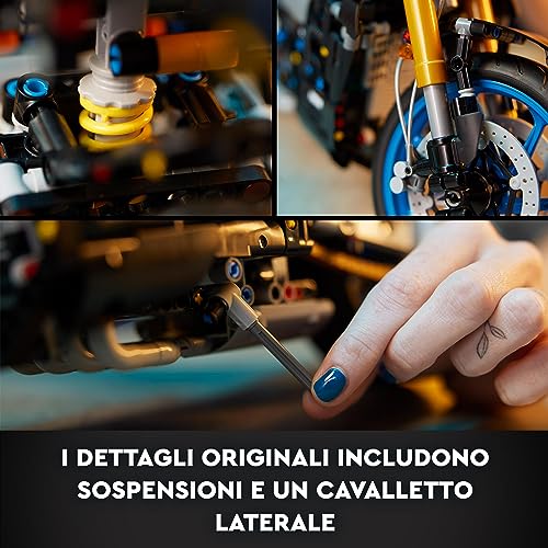 LEGO 42159 Technic Yamaha MT-10 SP, Modellino Moto da costruire