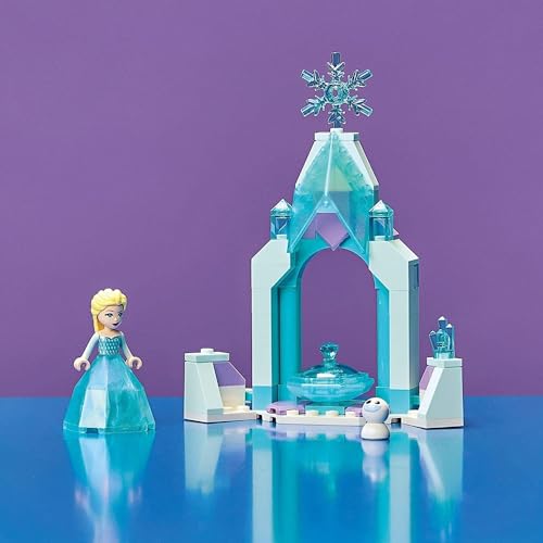 LEGO 43199 Disney Il Cortile del Castello di Elsa