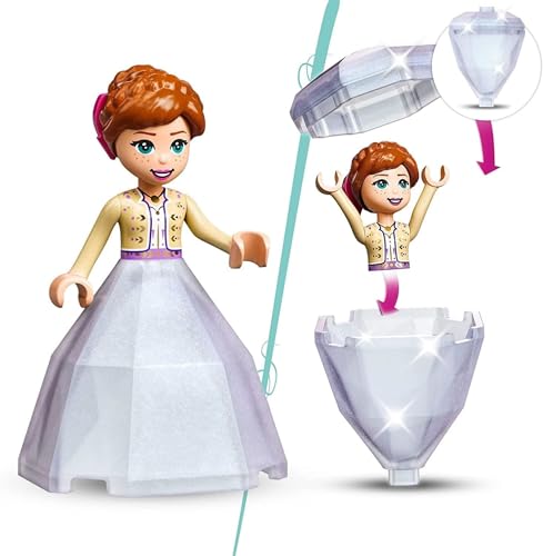 LEGO 43199 Disney Il Cortile del Castello di Elsa