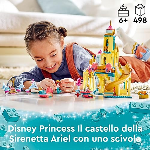 LEGO 43207 Disney Princess Il Palazzo Sottomarino di Ariel