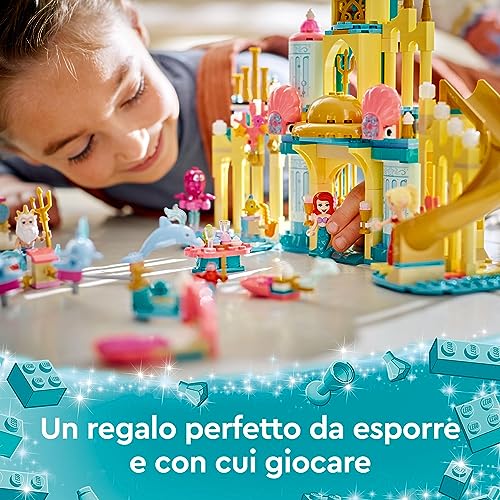 LEGO 43207 Disney Princess Il Palazzo Sottomarino di Ariel