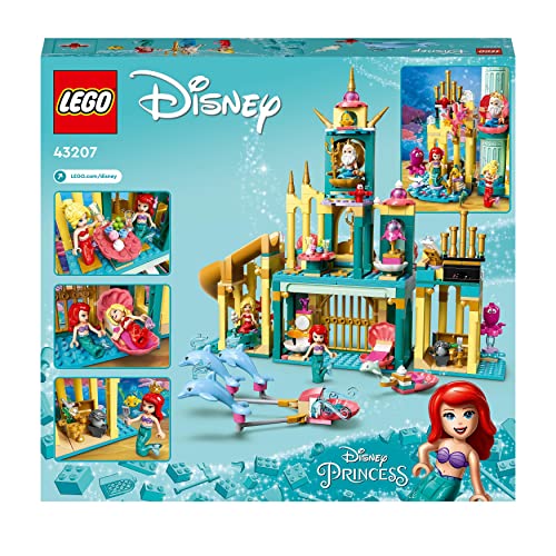 LEGO 43207 Disney Princess Il Palazzo Sottomarino di Ariel