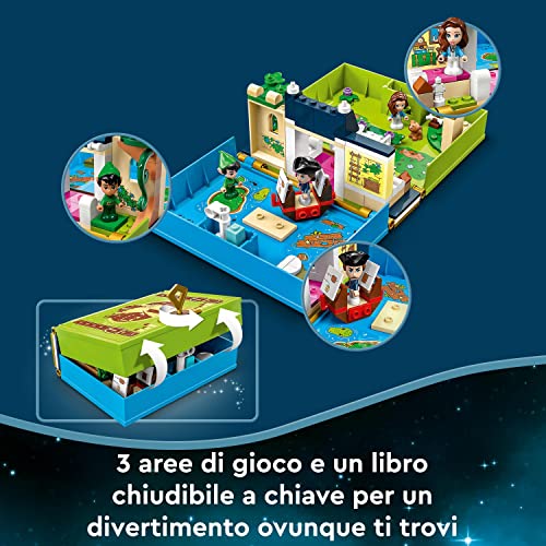 LEGO 43220 Disney L'Avventura nel Libro delle Fiabe di Peter Pan e Wendy