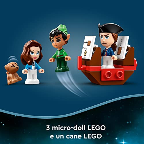 LEGO 43220 Disney L'Avventura nel Libro delle Fiabe di Peter Pan e Wendy