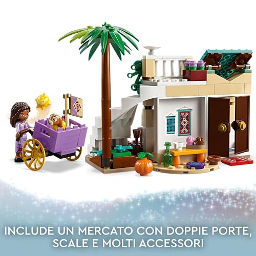 LEGO 43223 Disney Wish Asha nella Città di Rosas