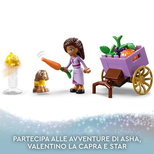 LEGO 43223 Disney Wish Asha nella Città di Rosas