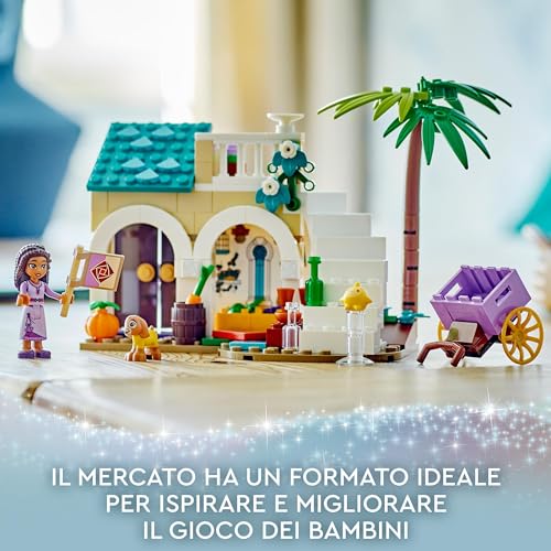 LEGO 43223 Disney Wish Asha nella Città di Rosas