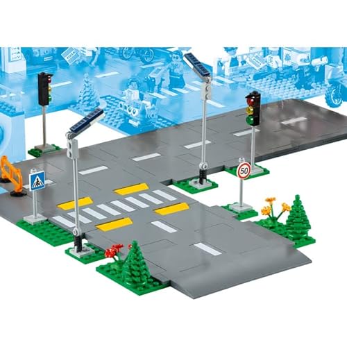 LEGO 60304 City Basi Stradali, Set di Basi per Strade