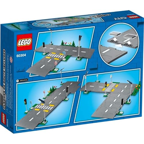LEGO 60304 City Basi Stradali, Set di Basi per Strade