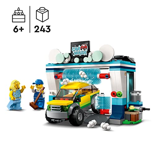 LEGO 60362 City Autolavaggio con Spazzole Rotanti
