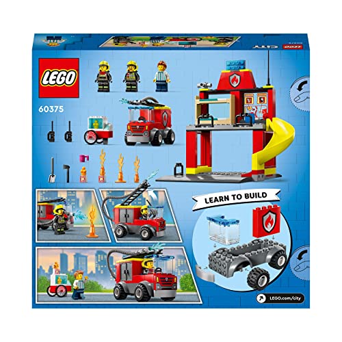 LEGO 60375 City Fire Caserma dei Pompieri