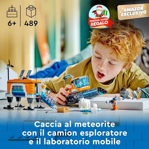 LEGO 60378 City Ruspa e Laboratorio Mobile Artico