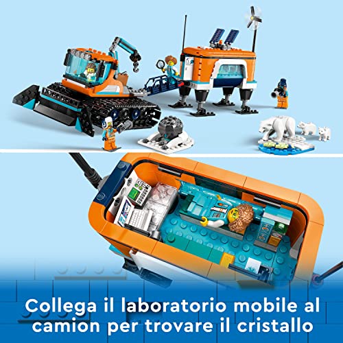 LEGO 60378 City Ruspa e Laboratorio Mobile Artico