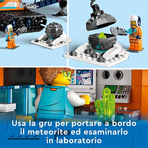 LEGO 60378 City Ruspa e Laboratorio Mobile Artico