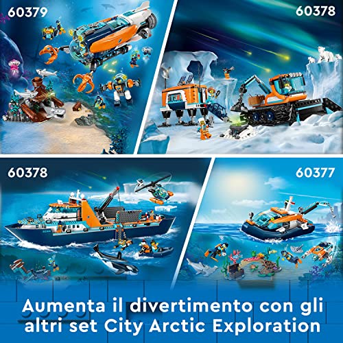 LEGO 60378 City Ruspa e Laboratorio Mobile Artico