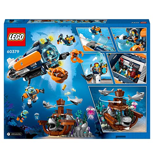 LEGO 60379 City Sottomarino per Esplorazioni Abissali