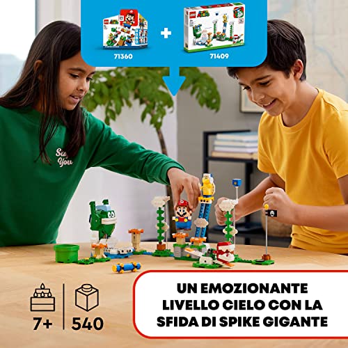 LEGO 71409 Super Mario Sfida sulle Nuvole di Spike Gigante