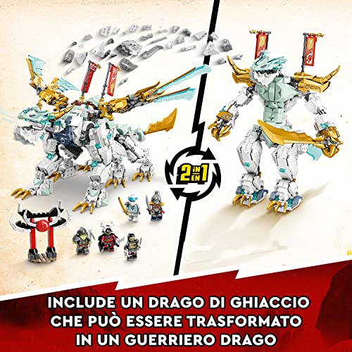 LEGO 71786 NINJAGO - Drago di Ghiaccio di Zane