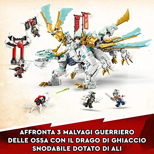 LEGO 71786 NINJAGO - Drago di Ghiaccio di Zane