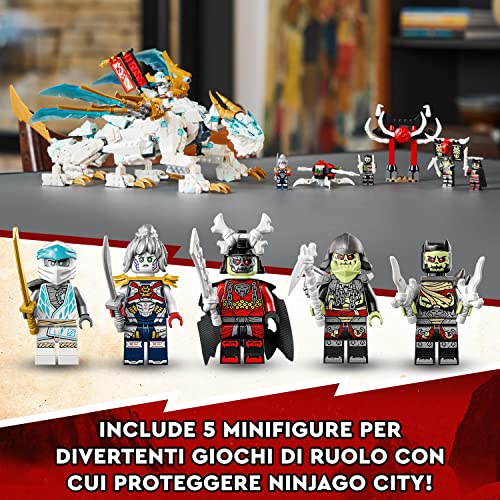 LEGO 71786 NINJAGO - Drago di Ghiaccio di Zane