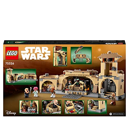LEGO 75326 Star Wars La Sala del Trono di Boba Fett