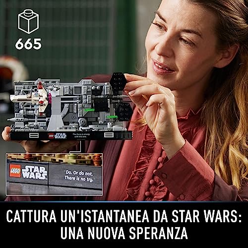 LEGO 75329 Star Wars - Diorama Volo sulla Trincea della Morte Nera