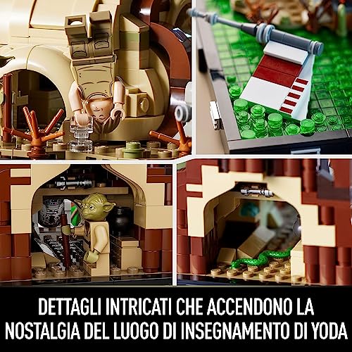 LEGO 75330 Star Wars Diorama Addestramento Jedi Su Dagobah