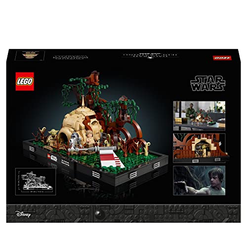 LEGO 75330 Star Wars Diorama Addestramento Jedi Su Dagobah