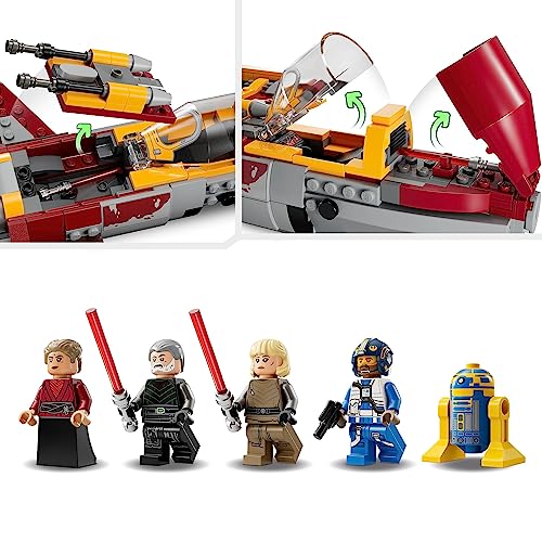 LEGO 75364 Star Wars Ahsoka - E-Wing  vs. Starfighter 2 Veicoli Giocattolo e 4 Minifigure