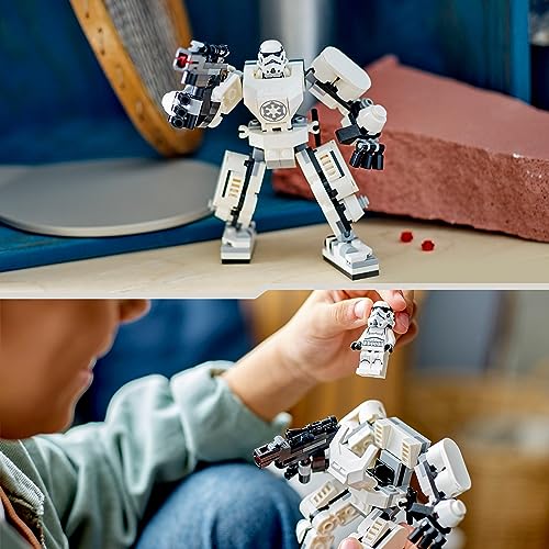 LEGO 75370 Star Wars Mech di Stormtrooper, Action Figure giocattolo