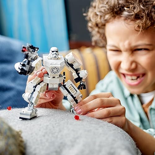 LEGO 75370 Star Wars Mech di Stormtrooper, Action Figure giocattolo