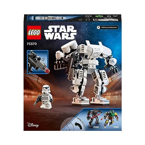 LEGO 75370 Star Wars Mech di Stormtrooper, Action Figure giocattolo