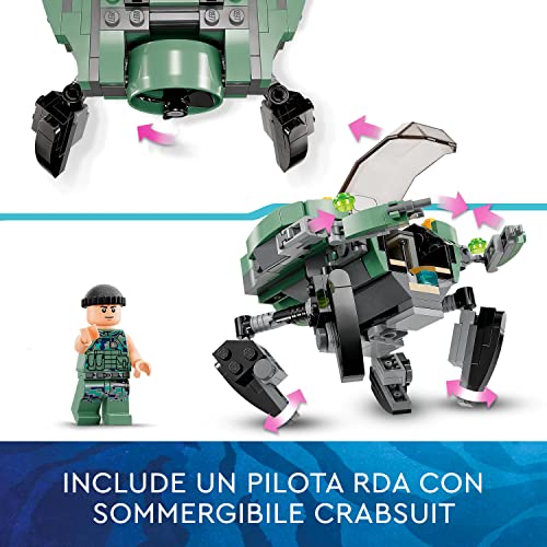 LEGO 75579 Avatar Tulkun Payakan e Crabsuit