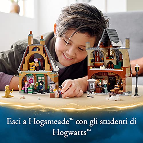 LEGO 76388 Harry Potter, Visita al Villaggio di Hogsmeade, Set da costruire con 6 Minifigure, 8+ Anni