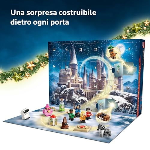 LEGO 76456 Harry Potter Calendario dell'Avvento 2025 -  24 soprese da costruire per Bambini e Bambine da 7 Anni