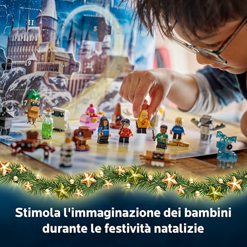 LEGO 76456 Harry Potter Calendario dell'Avvento 2025 -  24 soprese da costruire per Bambini e Bambine da 7 Anni