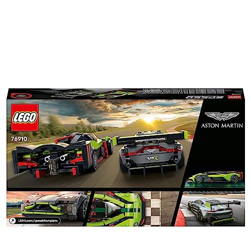 LEGO 76910 Speed Champions Aston Martin Valkyrie AMR Pro e Vantage GT3