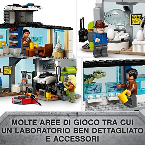 LEGO 76949 Jurassic World - l’Attacco del Giganotosauro e del Terizinosauro
