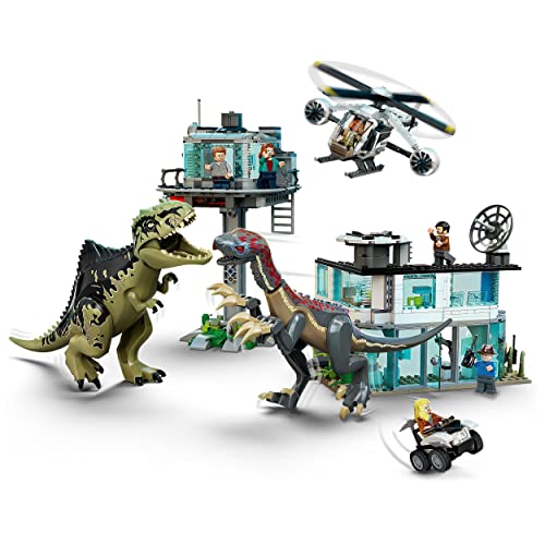 LEGO 76949 Jurassic World - l’Attacco del Giganotosauro e del Terizinosauro