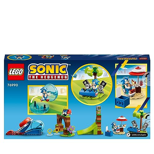 LEGO 76990 Sonic - Sfida della Sfera di Velocità