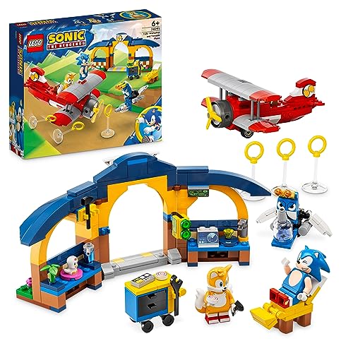 LEGO 76991 Sonic the Hedgehog - Laboratorio di Tails e Aereo Tornado