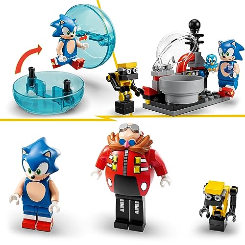 LEGO 76993 Sonic the Hedgehog Sonic vs. Robot, Playset con Robot giocattolo