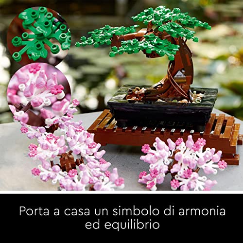 LEGO Albero Bonsai, Regalo originale, set LEGO Ideas per Adulti, 10281
