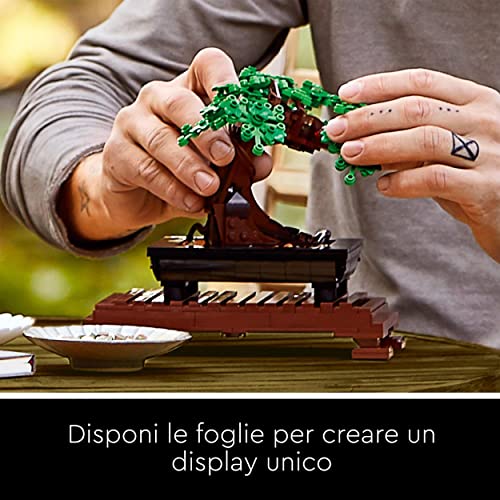 LEGO Albero Bonsai, Regalo originale, set LEGO Ideas per Adulti, 10281
