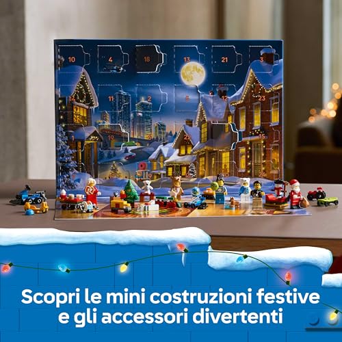 LEGO City 60475 - Calendario dell'Avvento 2025 per Bambini e Bambine da 5 Anni