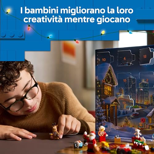 LEGO City 60475 - Calendario dell'Avvento 2025 per Bambini e Bambine da 5 Anni