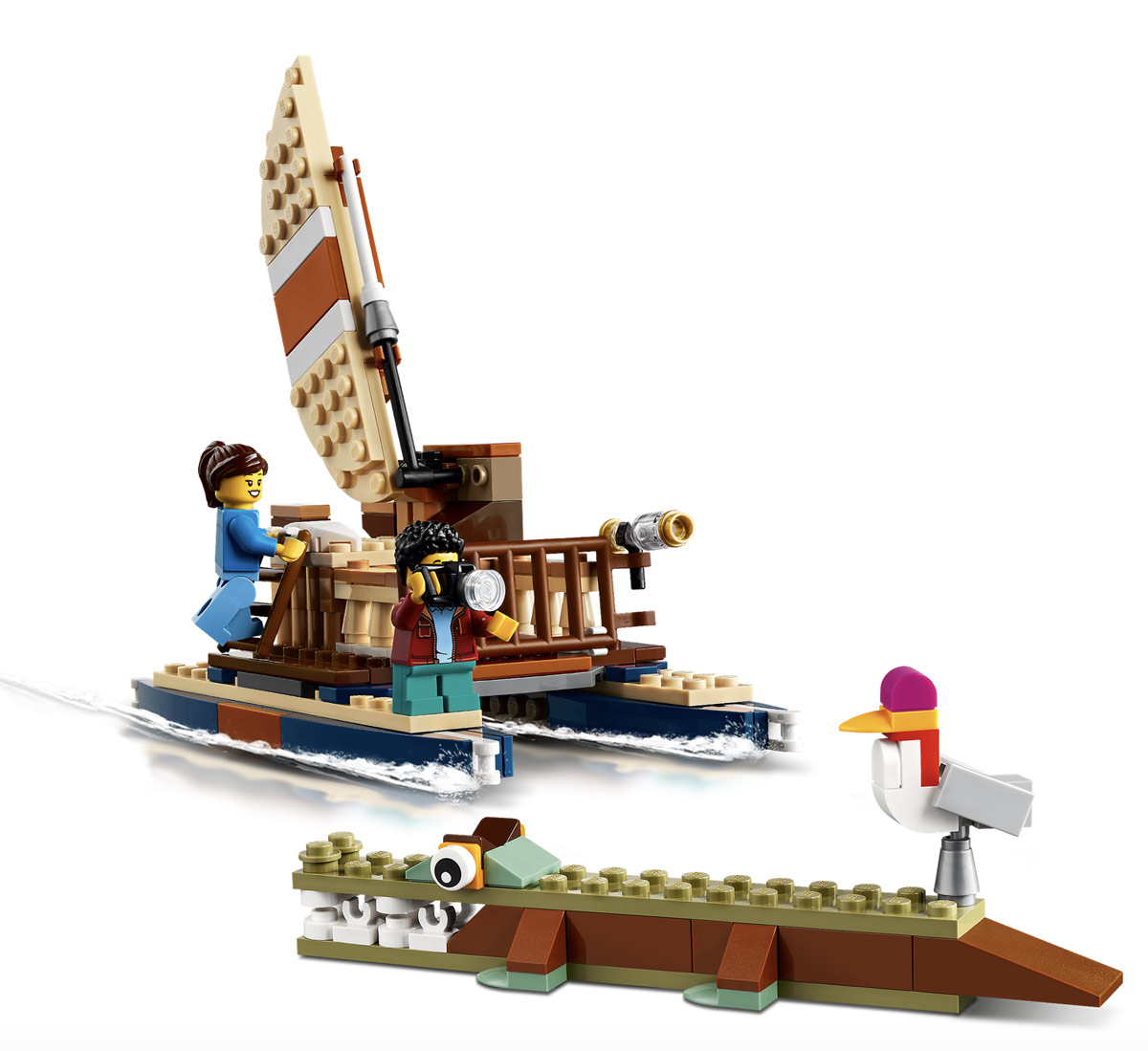 Lego Creator 31116 - Barca e coccodrillo