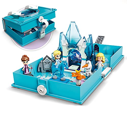 LEGO Disney 43189 Elsa e le Avventure Fiabesche del Nokk, Libro Apribile Gioco Tascabile