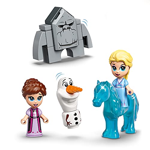 LEGO Disney 43189 Elsa e le Avventure Fiabesche del Nokk, Libro Apribile Gioco Tascabile