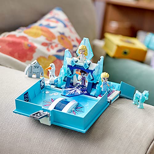 LEGO Disney 43189 Elsa e le Avventure Fiabesche del Nokk, Libro Apribile Gioco Tascabile